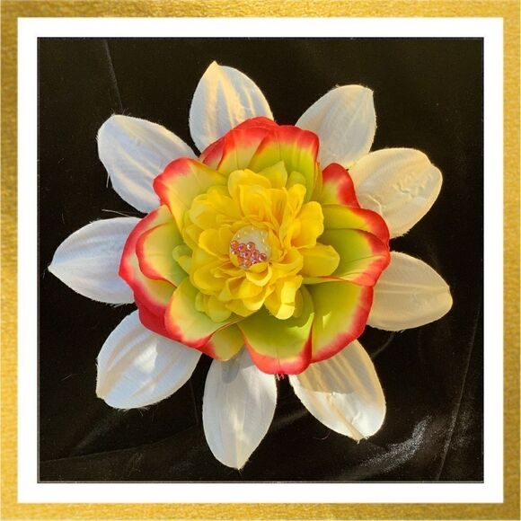 3/$20 Handmade FLOWER Floral HAIR CLIP Barrette - Picture 1 of 2